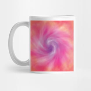 Pink, purple and orange tie dye effect Mug